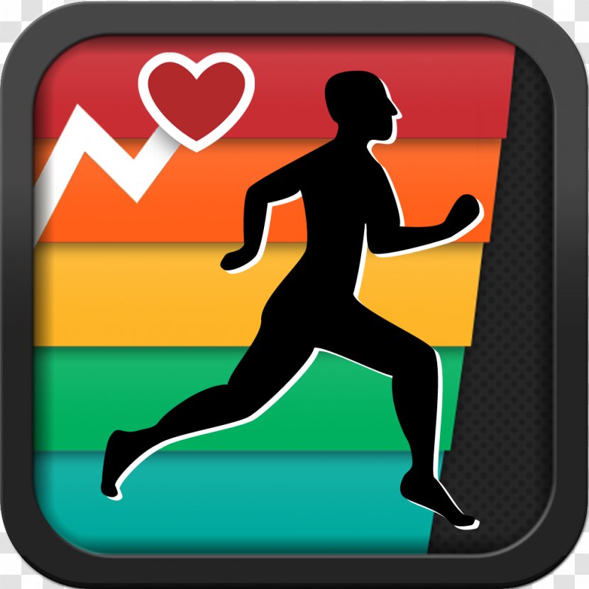 Heart Rate Monitor Strava Exercise Activity Tracker - Silhouette - Xuandong Start Running Transparent PNG