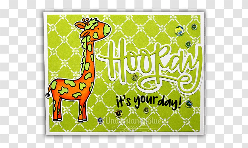 Giraffe Tangled Reindeer - Greeting Card - Wild One Birthday Transparent PNG