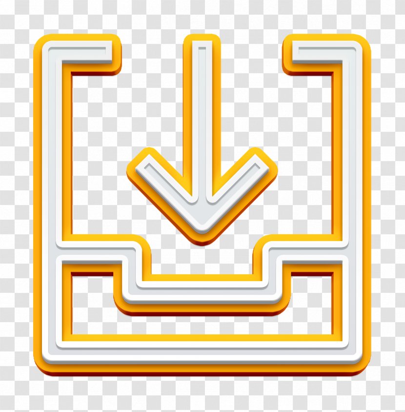 App Icon Essential Inbox - Symbol Yellow Transparent PNG