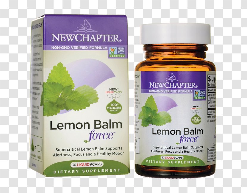 Lemon Balm Herb Dietary Supplement Food Extract - Nutrition Transparent PNG
