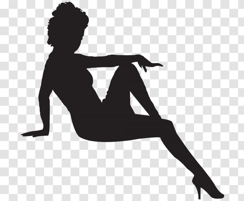 Sticker Silhouette Paper Adhesive Woman Transparent PNG