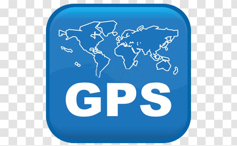 GPS Navigation Systems Global Positioning System App Store - Symbol - Electric Blue Transparent PNG