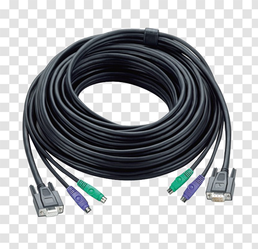 PlayStation 2 KVM Switches VGA Connector PS/2 Port Electrical - Networking Cables - USB Transparent PNG
