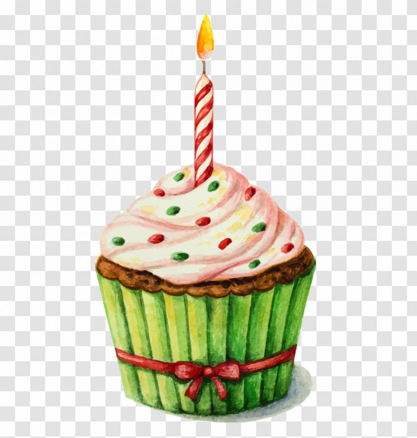 Birthday Cake Watercolor Painting Clip Art - Drawing A Small Transparent PNG