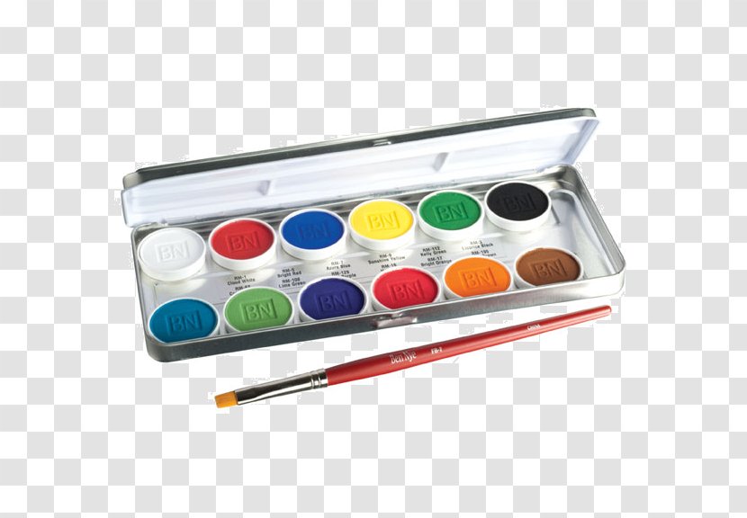 Palette Paint Brush Crayon Color - Illustrator Transparent PNG