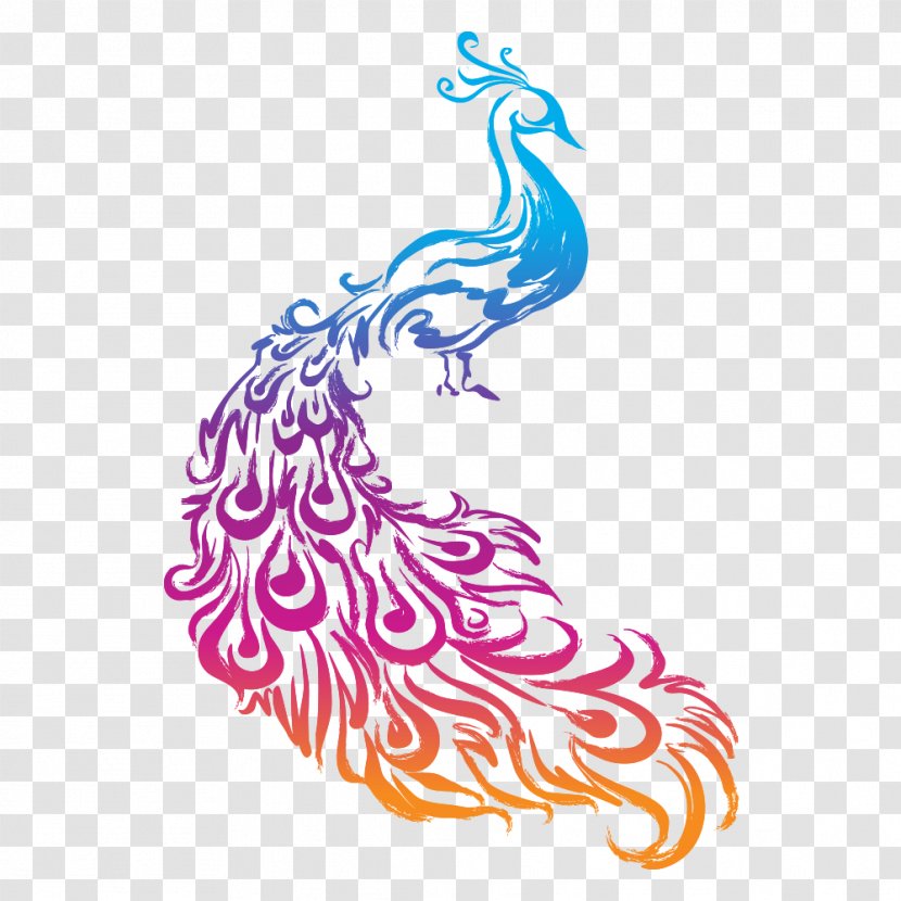 Peafowl Logo Of NBC Royalty-free - Pink - Peacock Transparent PNG