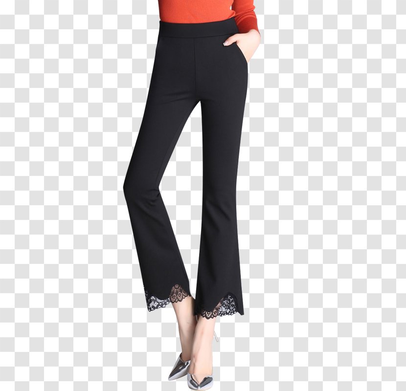 Amazon.com Leggings Waist Nike Clothing - Silhouette - 阔腿裤 Transparent PNG