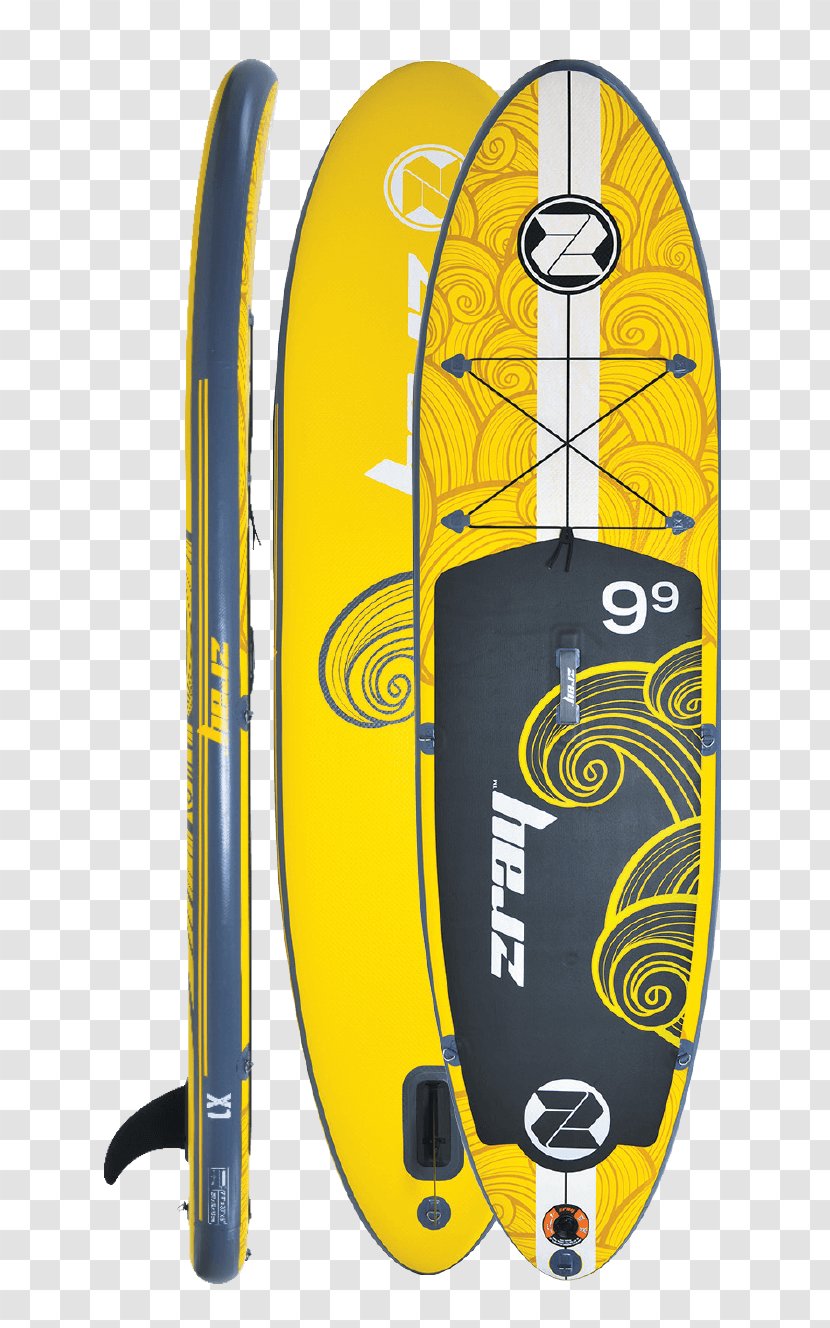 Standup Paddleboarding I-SUP Inflatable Kayak - Paddle Transparent PNG
