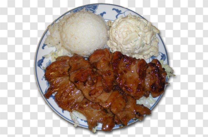 Barbecue Chicken Cuisine Of Hawaii Cooked Rice Fried - Southeast Asian Food Transparent PNG