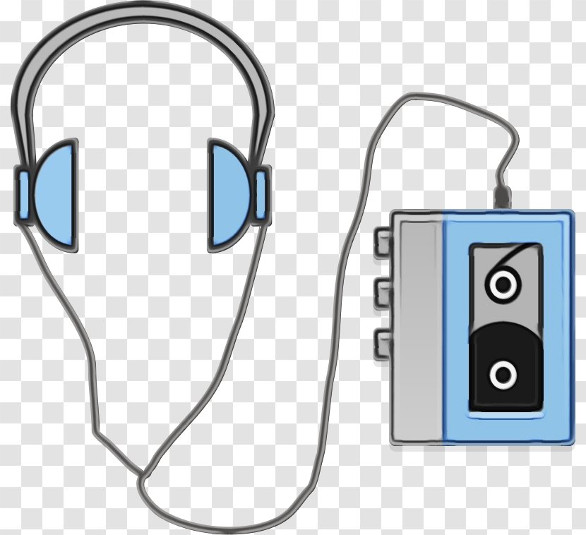 Cassette Tape Deck Clip Art Recorder - Electronic Device - Stereophonic Sound Transparent PNG