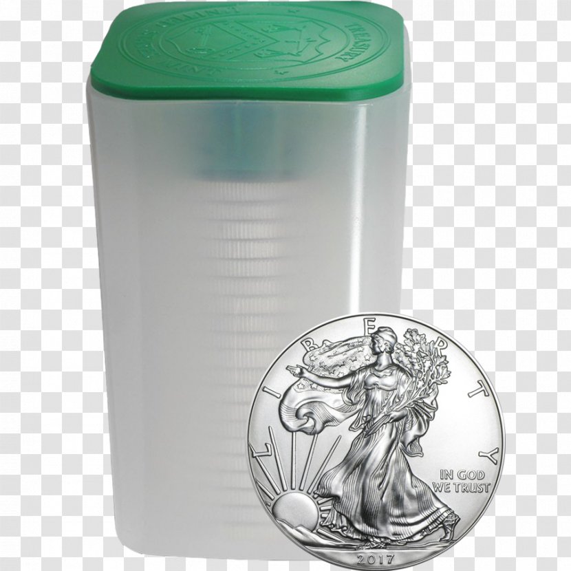 American Silver Eagle Dollar Coin - Bullion Transparent PNG