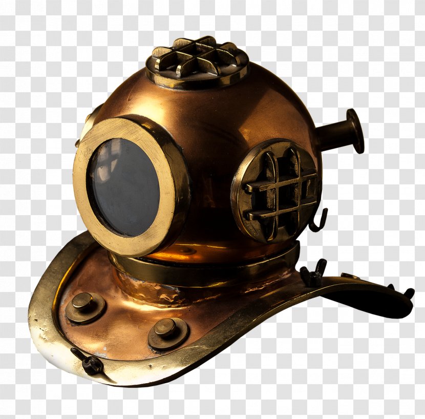 Underwater Diving Helmet Bell Image Scuba - Personal Protective Equipment - Set Transparent PNG