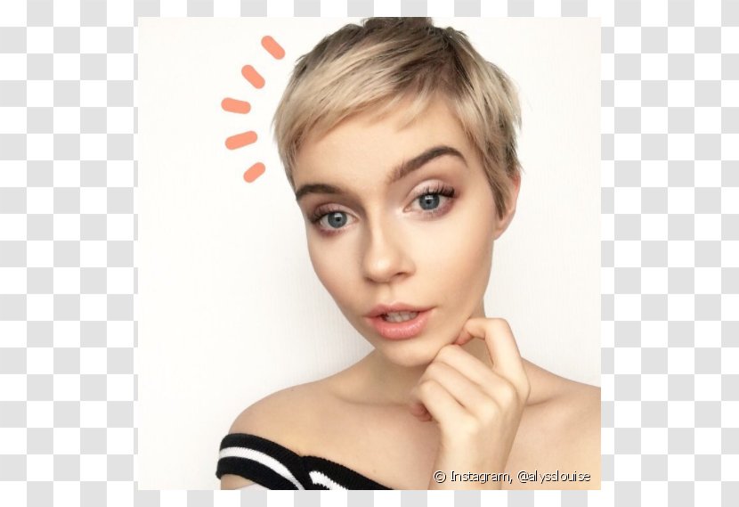 Eyebrow Hair Coloring Pixie Cut Cosmetics - Eye Liner Transparent PNG