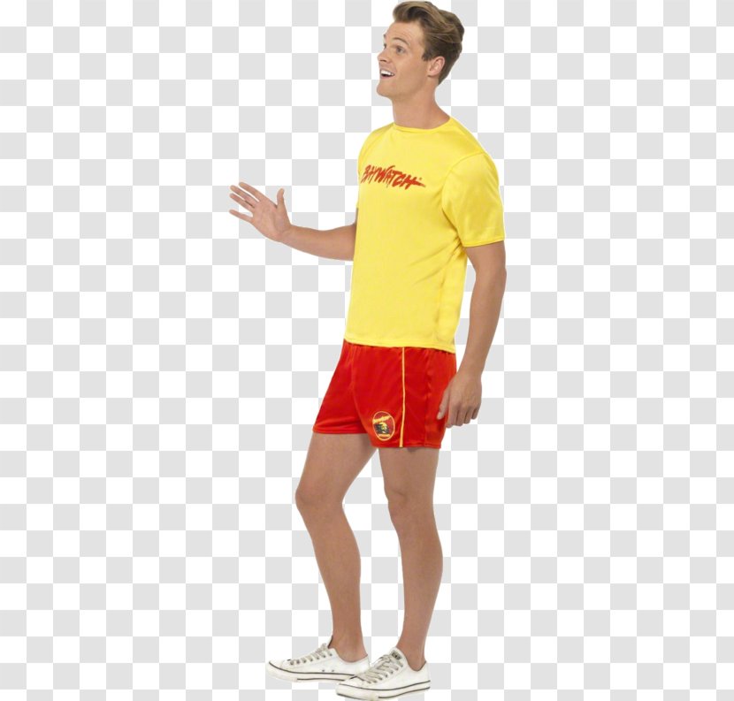 Baywatch Costume Party T-shirt Halloween - Outerwear - Beach Guy Transparent PNG