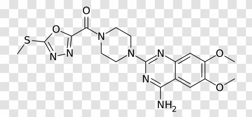 Prazosin CAS Registry Number Chemical Substance Chemistry Formula - Frame - Glycoprotein Transparent PNG