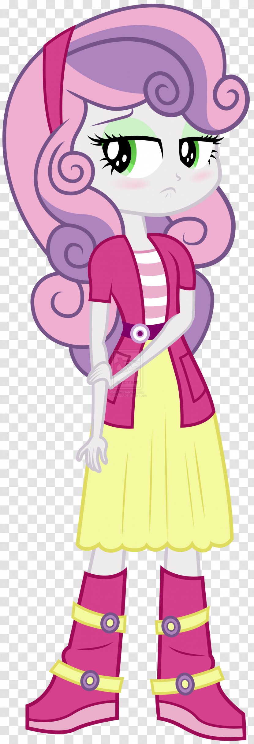 Sweetie Belle My Little Pony: Equestria Girls Female Art - Tree - Guinea Pig Transparent PNG