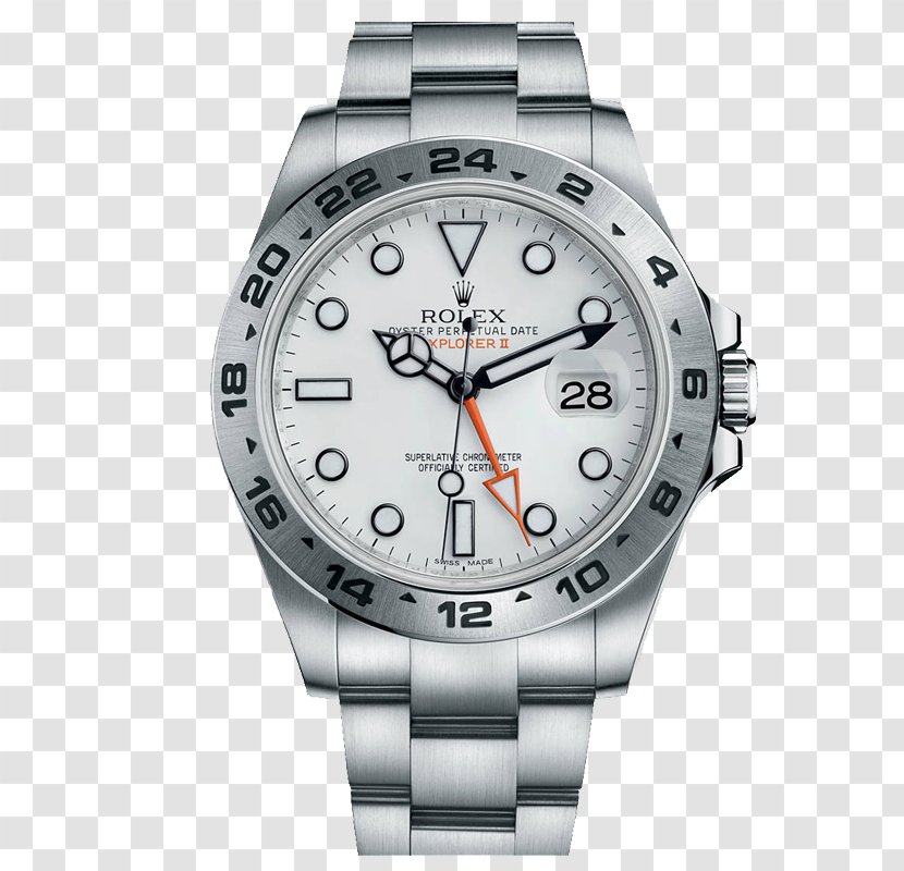 Rolex Datejust GMT Master II Daytona Submariner Milgauss - Watches Silver Metallic Male Table Transparent PNG