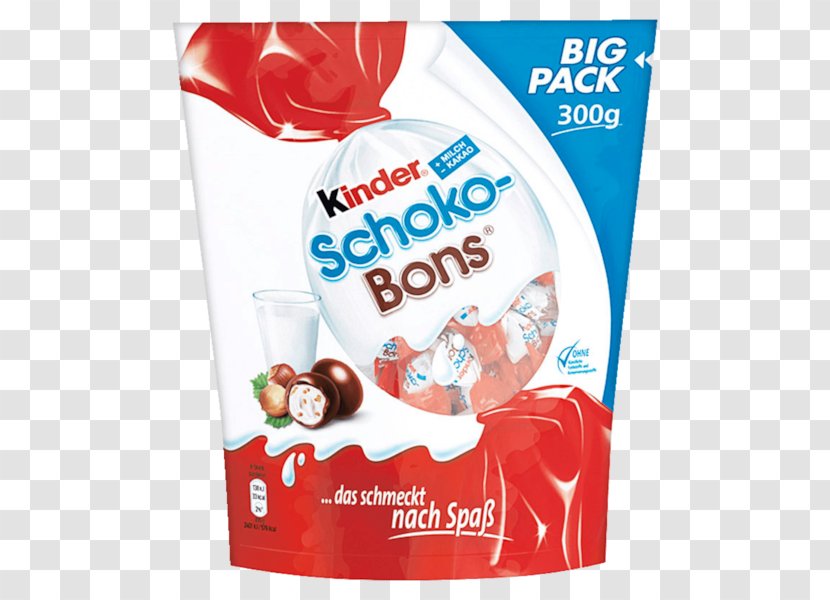 Kinder Chocolate Milk Bonbon White Surprise - Food Transparent PNG