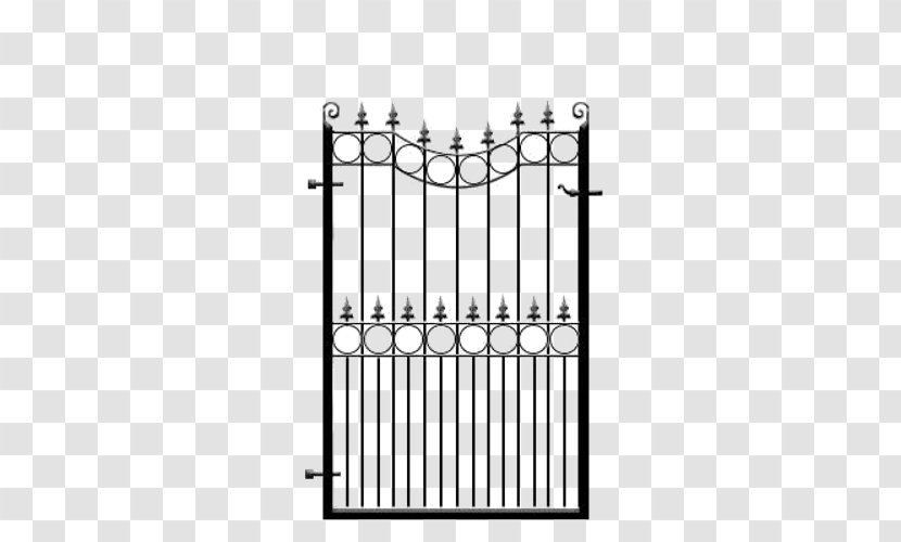 Wrought Iron Gate Metal Fence - Forging - Garden Transparent PNG