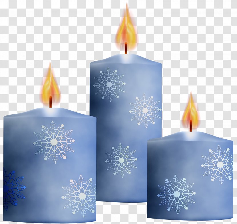 Christmas Decoration - Watercolor - Flameless Candle Transparent PNG