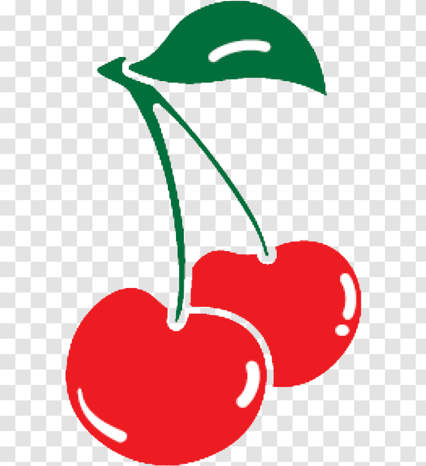 Red Cherry Plant Lip Drupe Transparent PNG