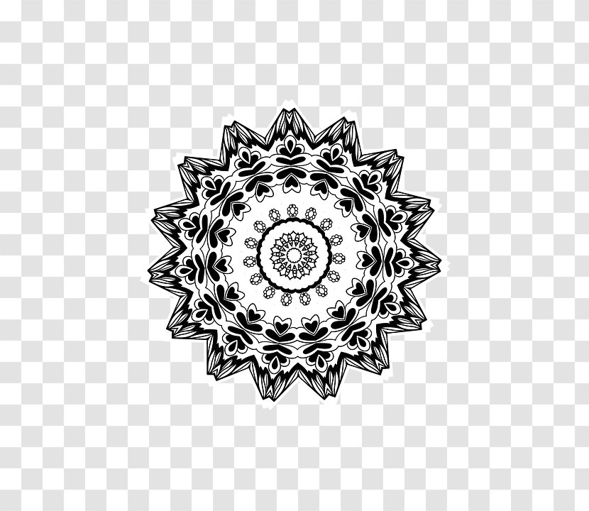 Vector Graphics Chakra Symbol Illustration - Symmetry - Bat Mandala Tattoo Transparent PNG