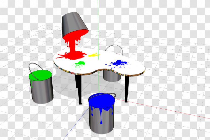 Table Artist Painting Bucket - Tablecloth Transparent PNG