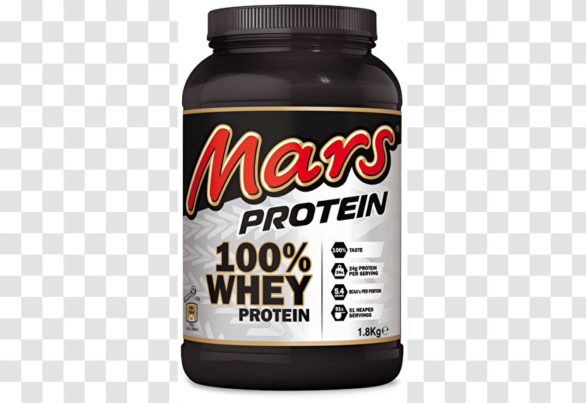 Dietary Supplement Mars Whey Protein Eiweißpulver - Shake Transparent PNG