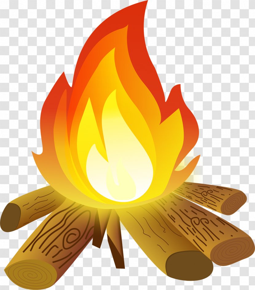 Campfire Camping Drawing Clip Art - Bonfire - Campsite Transparent PNG