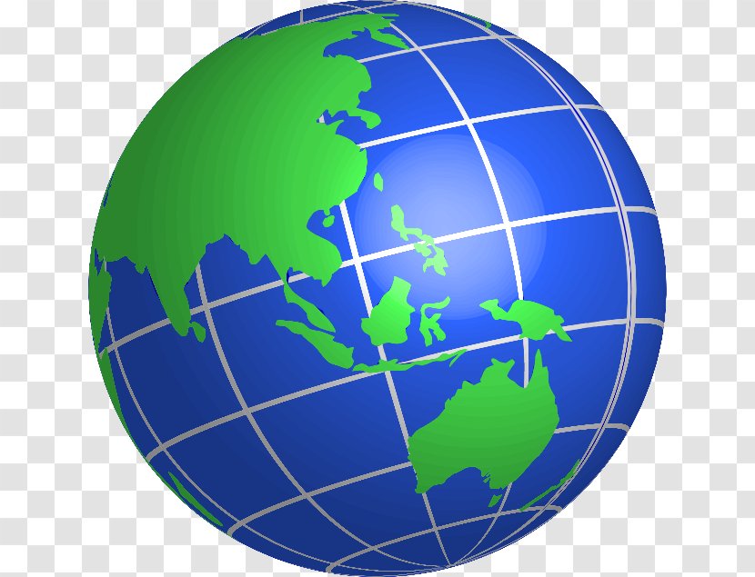 Globe World Clip Art - Earth - Indonesia Map Transparent PNG