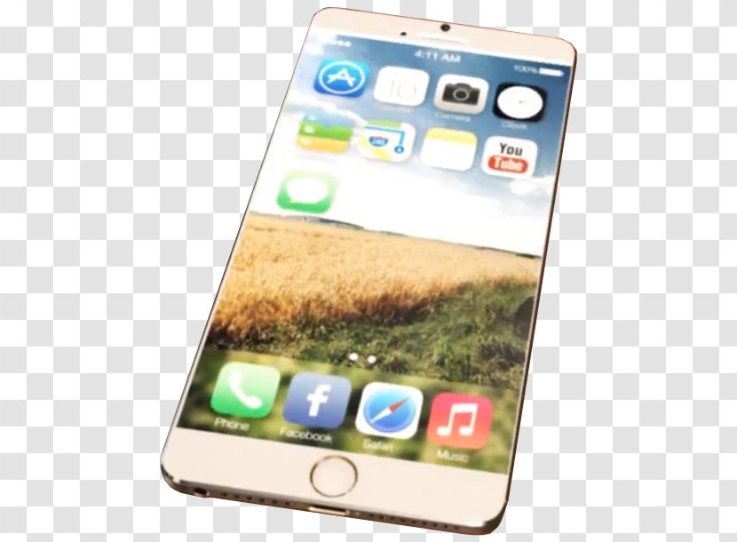 Smartphone Feature Phone Product Design Cellular Network - Holographic Iphone Transparent PNG