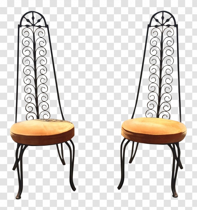Chair Garden Furniture Line Transparent PNG