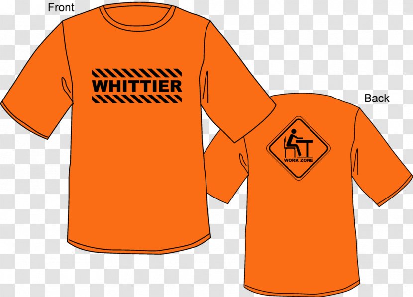 T-shirt Logo Sleeve - Orange - T Shirt Graphics Transparent PNG
