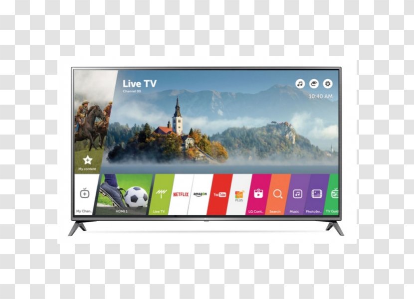 4K Resolution Ultra-high-definition Television Smart TV LED-backlit LCD - Display Device - Lg 4k Transparent PNG