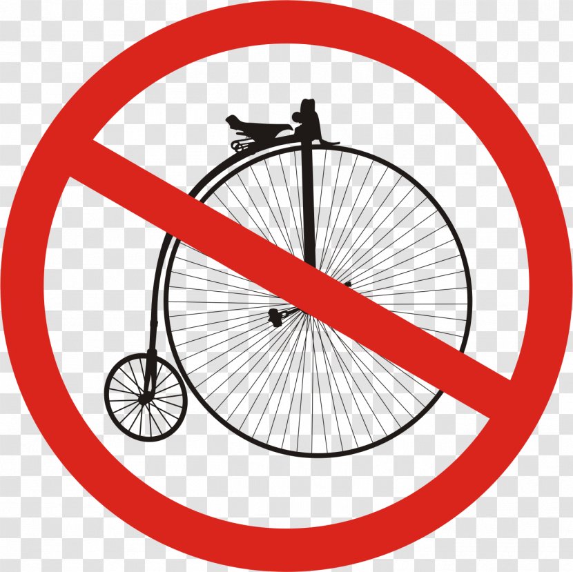Bicycle Wheels Penny-farthing Cycling Clip Art - Drivetrain Part Transparent PNG