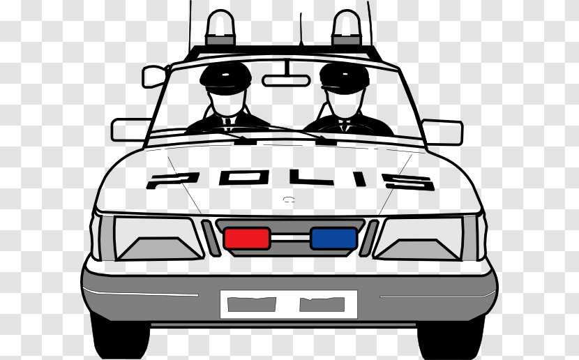 Police Car Officer Clip Art - Van Cliparts Transparent PNG