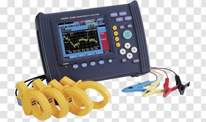 Electric Power Quality Analyser Measuring Instrument Electricity - Electronics Transparent PNG