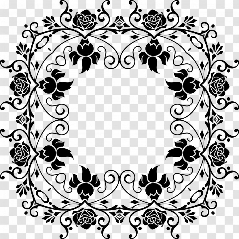 Clip Art - Floral Design - White Transparent PNG