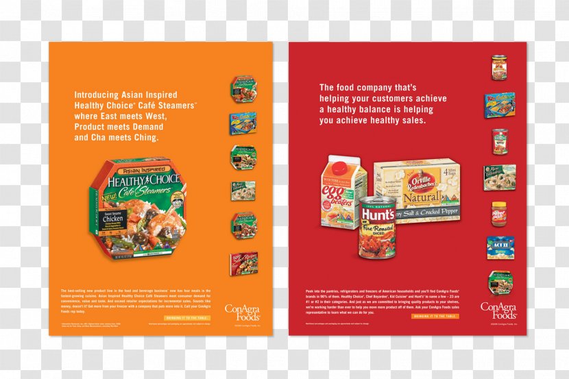 Advertising Campaign Flyer Brand Idea - Businesstobusiness Service - Food Transparent PNG