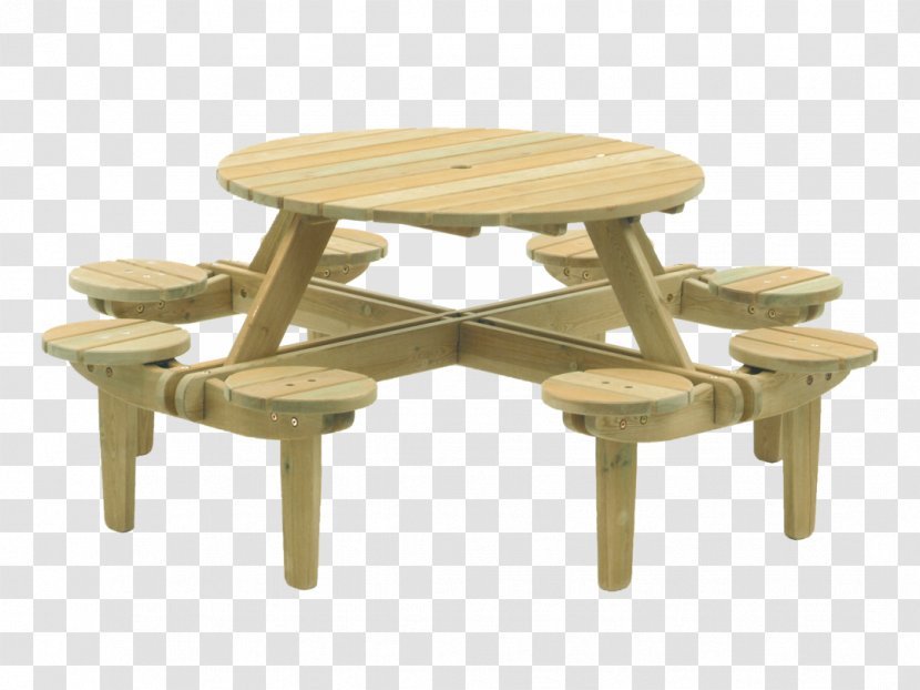 Picnic Table Bench Garden Furniture - Deck - Top Transparent PNG