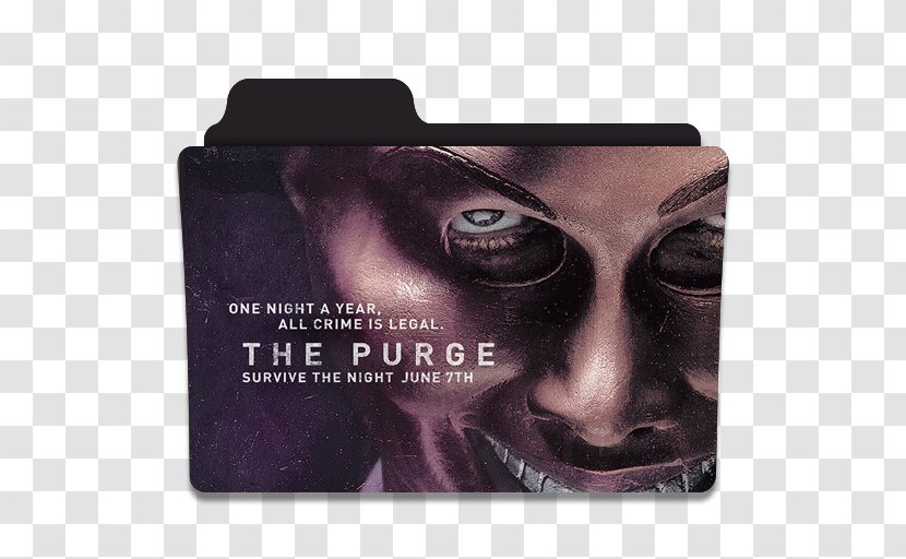 Hollywood The Purge Film Series Crime Cinema - Purple - Television Transparent PNG