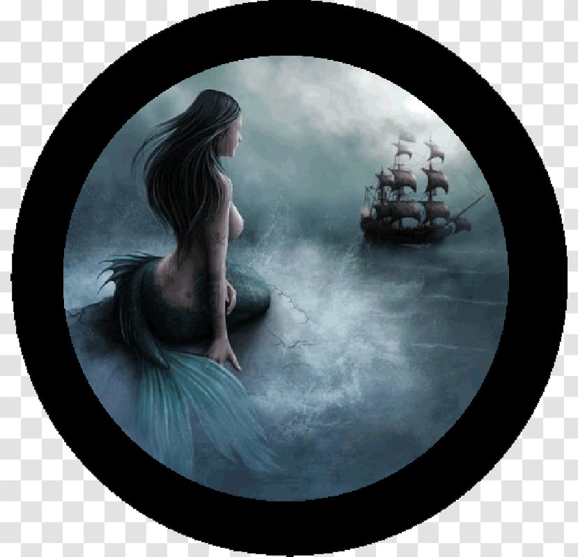Mermaid Piracy Ship Art Jolly Roger - Artist Transparent PNG
