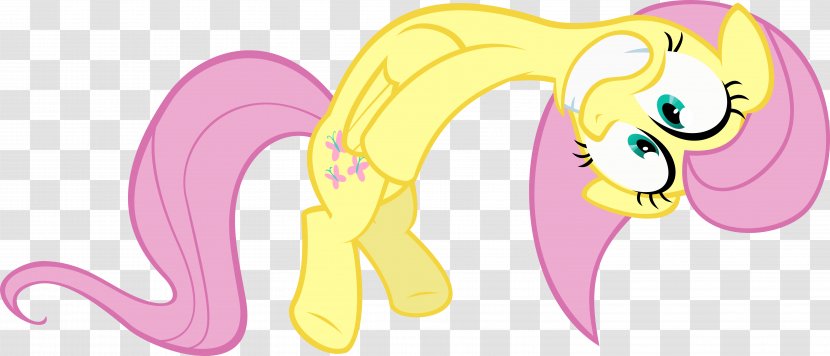 Fluttershy Applejack Rainbow Dash Pony Horse - Silhouette Transparent PNG
