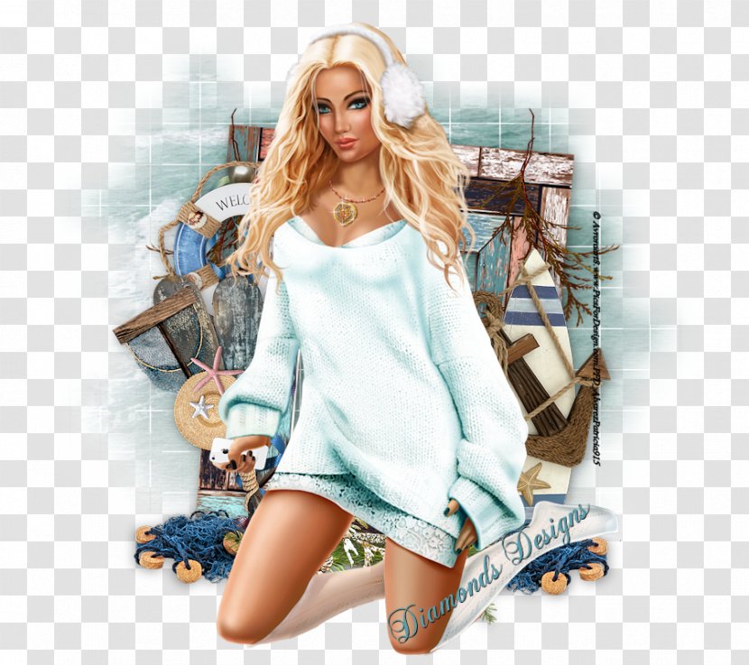 Sleeve Shoulder Top Shoe Costume - Human Hair Color - Beach Babe Transparent PNG