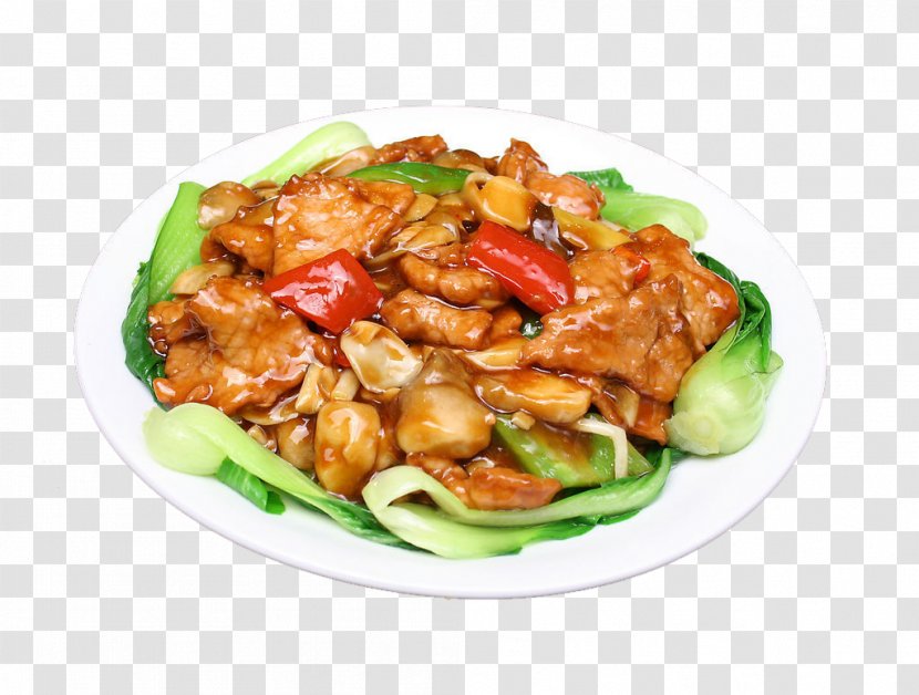 Phat Si-io Kung Pao Chicken Twice Cooked Pork Sweet And Sour Vegetarian Cuisine - Food - Mushroom Beef Transparent PNG