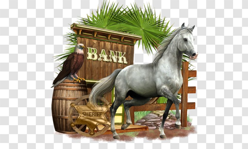 Horse Unicorn - Like Mammal - And Eagle Transparent PNG