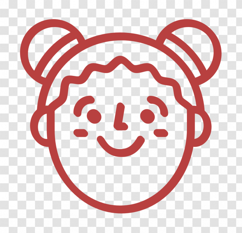 Emoji Icon Happy People Icon Girl Icon Transparent PNG