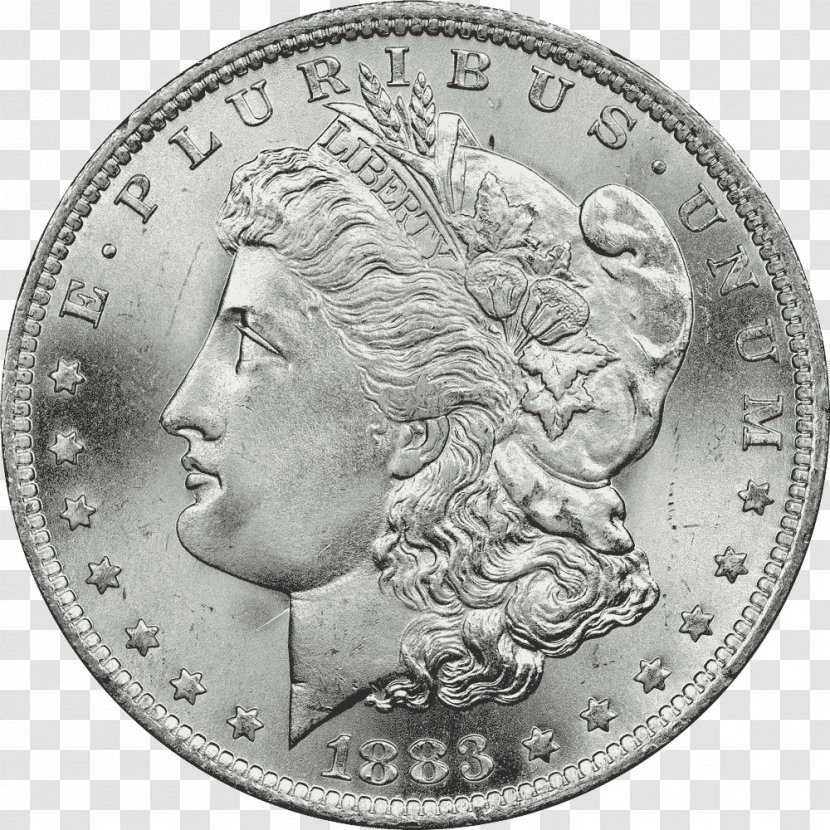 Dollar Coin Silver Morgan Peace - Pamp Transparent PNG