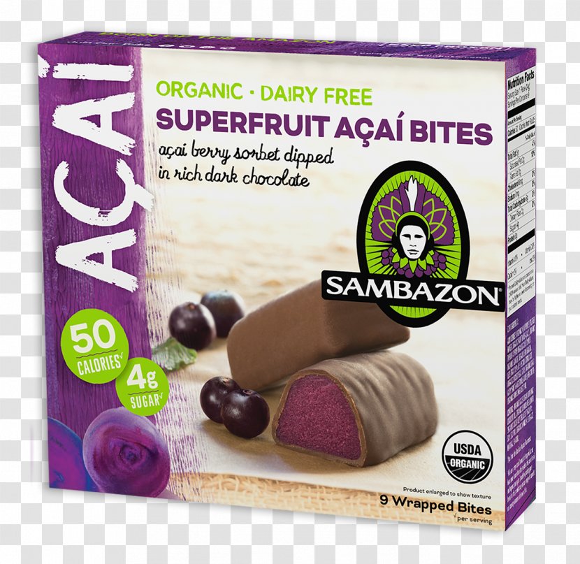 Smoothie Sorbet Sambazon Açaí Palm Organic Food - Superfood - Ice Cream Transparent PNG