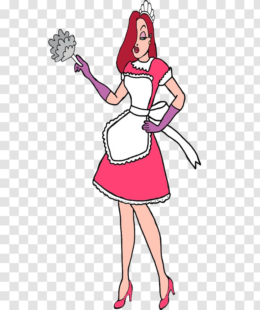 Jessica Rabbit French Maid Alice Mitchell Dress - Tree - Silhouette Transparent PNG